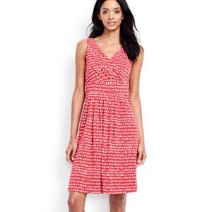 Lands' End Fit and Flare Dress, S-Tall